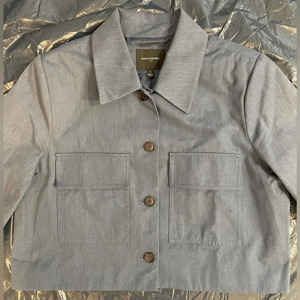 Banana Republic women’s short pocket jacket - Picture 4 of 14